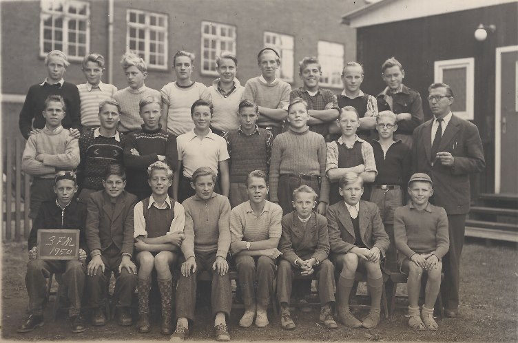 Klassebillede 3.FM 1950-51, <br>Sundpark Skole