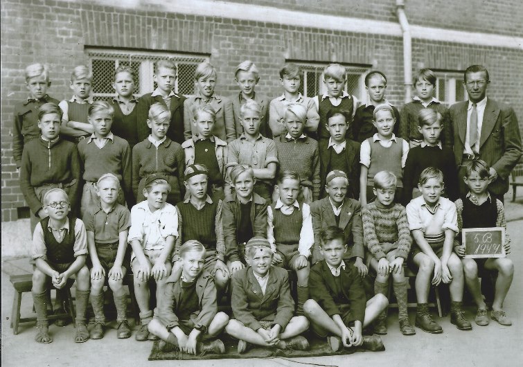 Klassebillede 5.B 1947-48, <br>Sundpark Skole