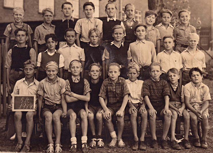 Klassebillede 5.A 1947, <br>Sundpark Skole